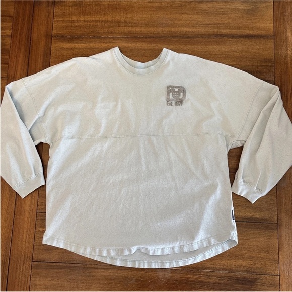 Walt Disney World Retro “D” Blue Spirit Jersey Long-Sleeve Tee XL 1971 Logo - Picture 3 of 11